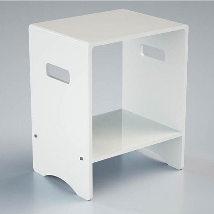 SGABELLO COMODO CON RIPIANO BIANCO.JPG